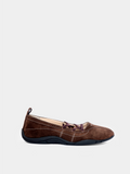 Zava Brown Suede Ballerina